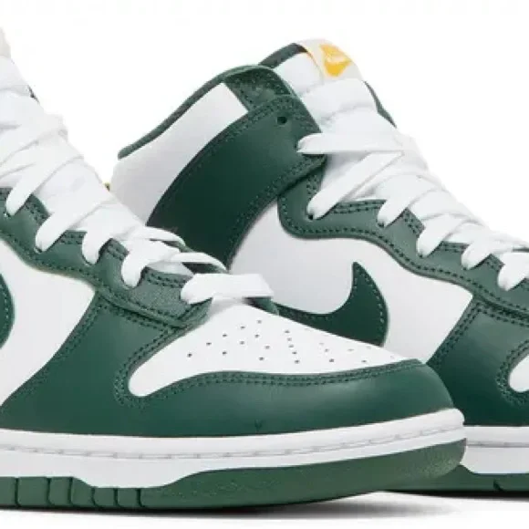 Nike Dunk High Australia Noble Green White Gold DD1399-300 - Picture 16 of 16